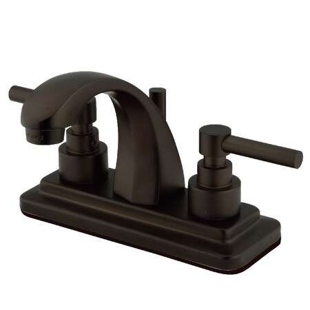 Kingston Brass KS4645EL 4" Centerset Bathroom Faucet, Oil Rubbed Bronze KS4645EL